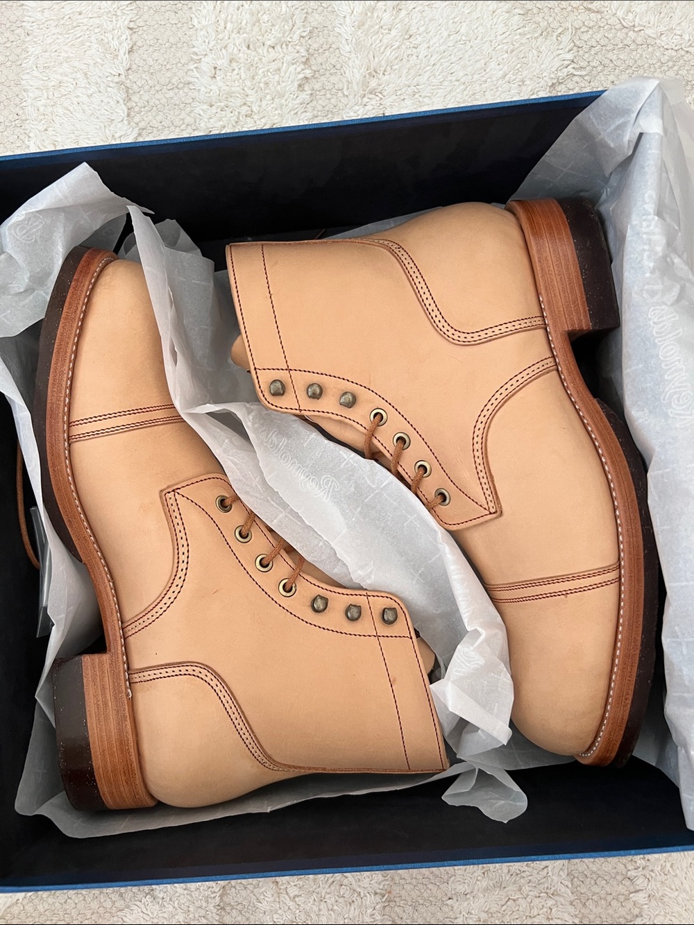 Prof Barnets Leather Handmade Boots